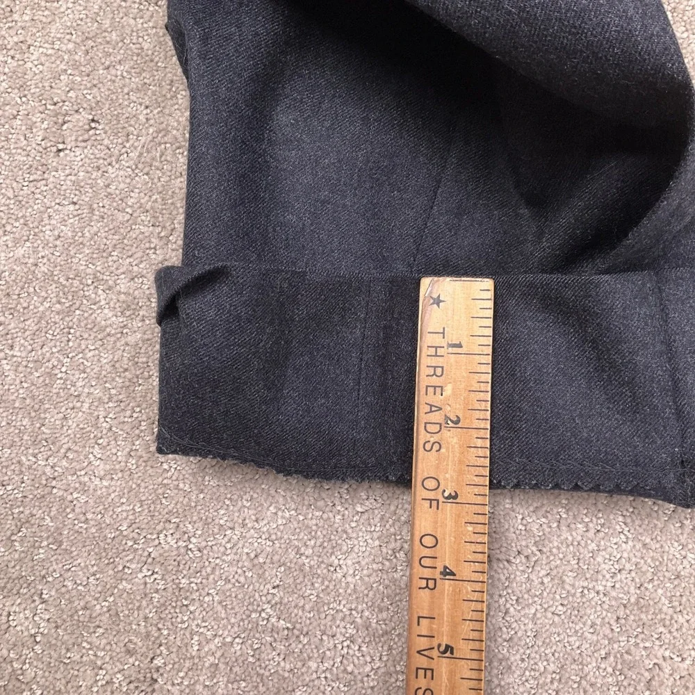 Hart Schaffner Marx Walkers Suit Mens 43R Charcoal‎ Gray 2-Piece Virgin Wool